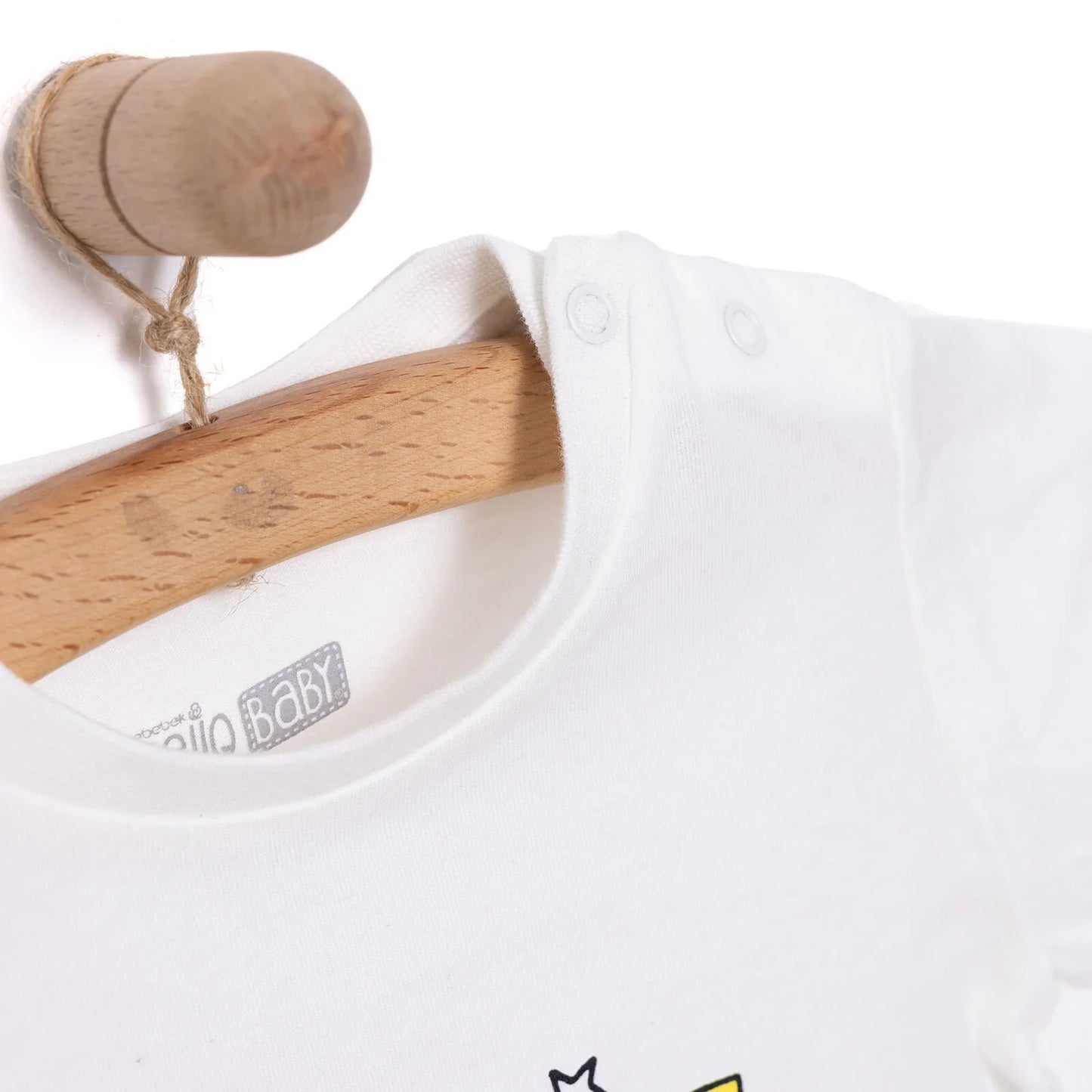 HelloBaby Basic T-shirt - Ecru