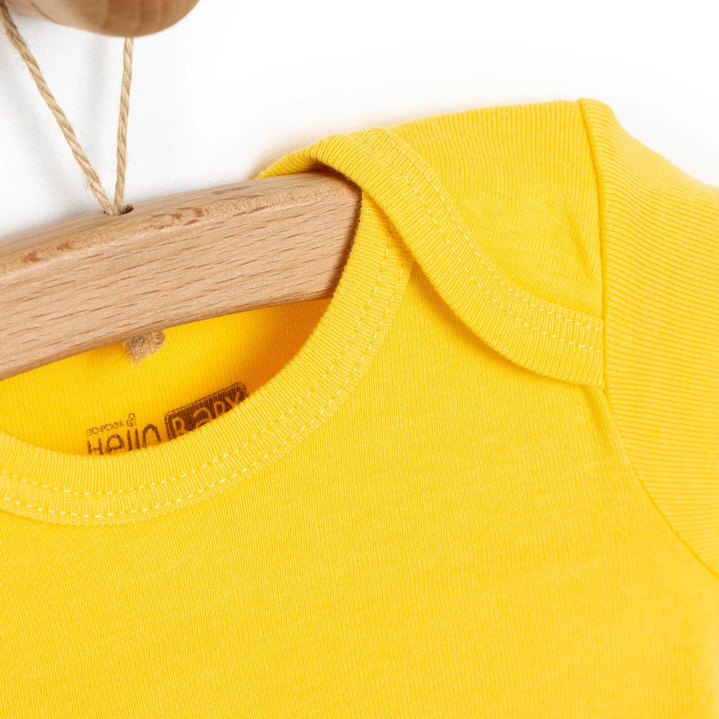 HelloBaby Short Sleeve Bodysuit - Yellow