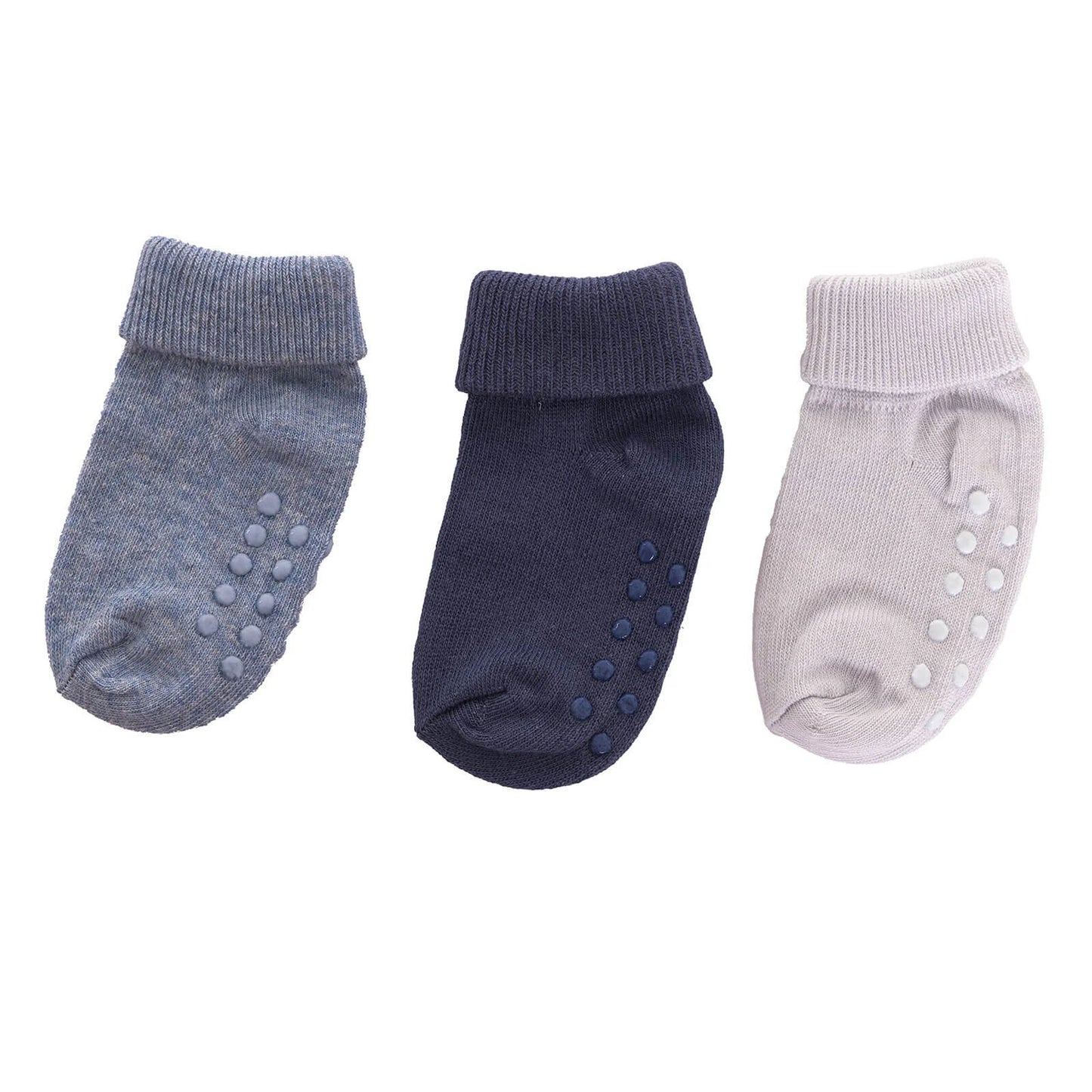 HelloBaby Baby Boy Pack of 3 Socks - Blue