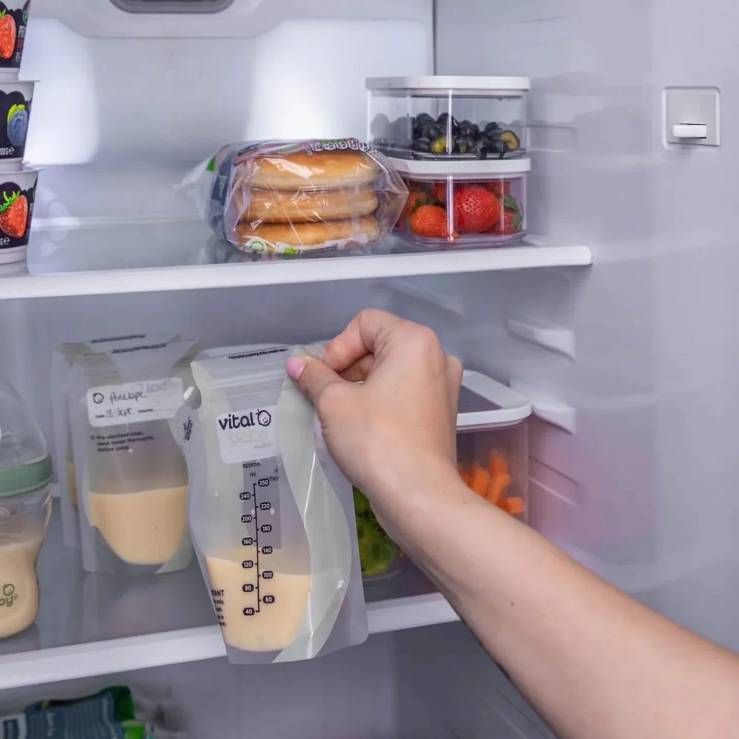 Vital Baby Nurture Easy Pour Breast Milk Storage Bags 30 pcs