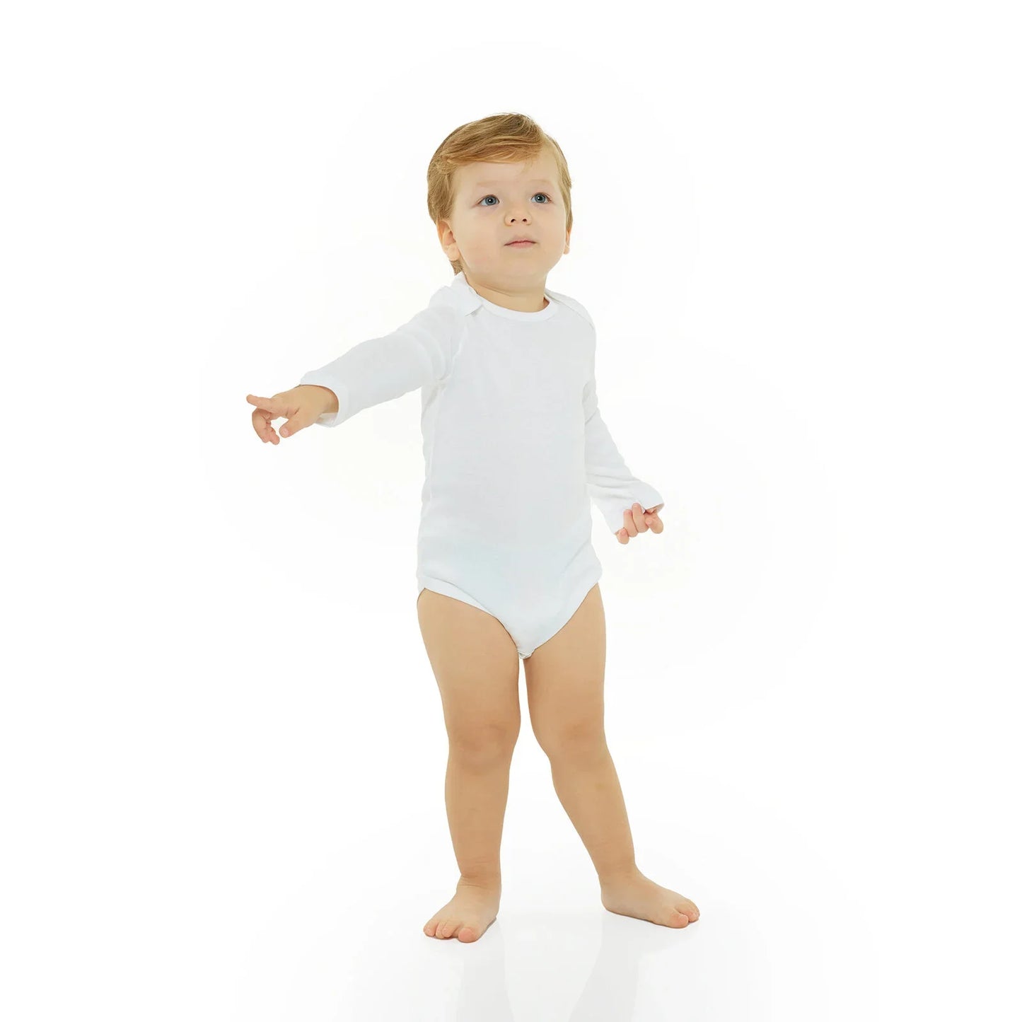 HelloBaby Unisex Long Sleeve Bodysuit 5 pcs