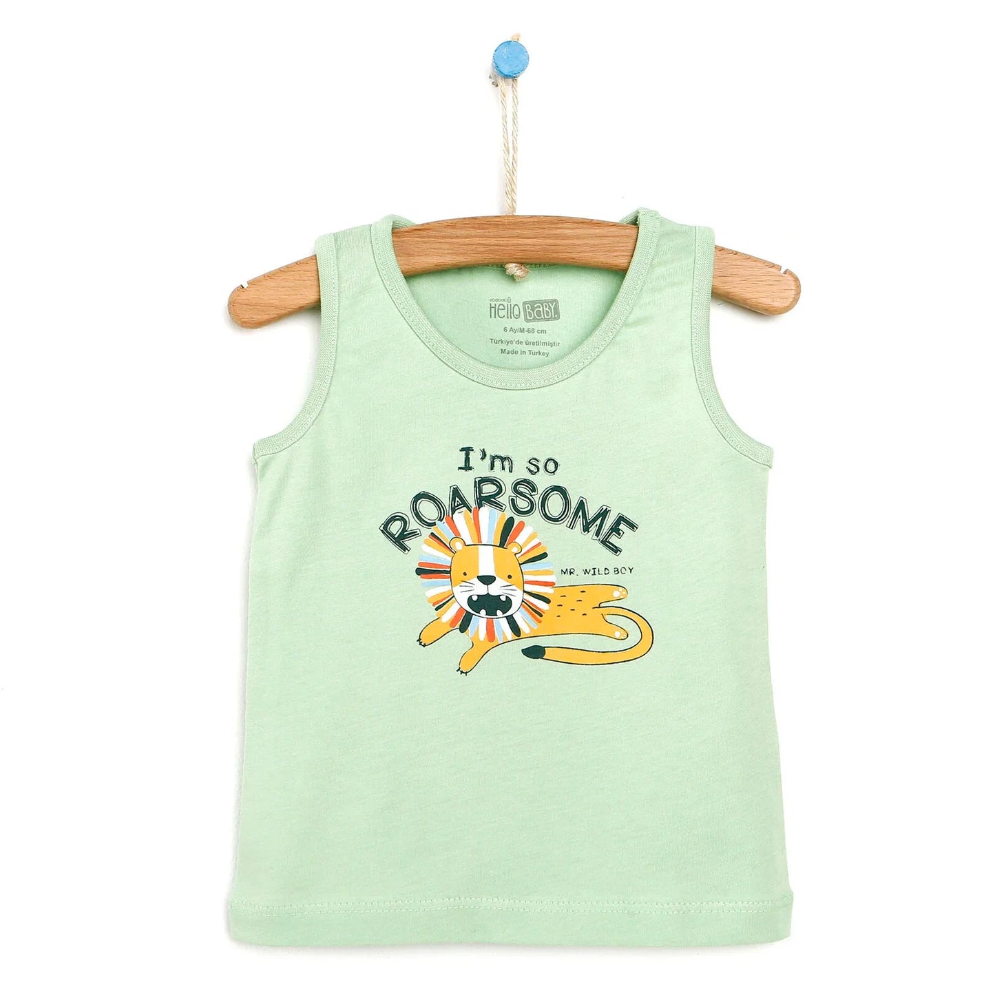 HelloBaby Basic Baby Boy Tank Top - Green