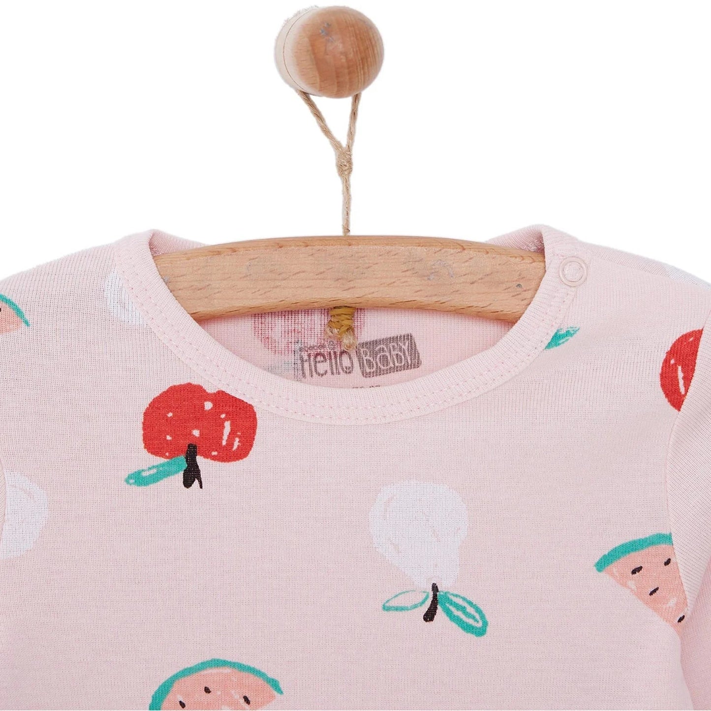 HelloBaby Baby Girl Long Sleeve Body - Pink