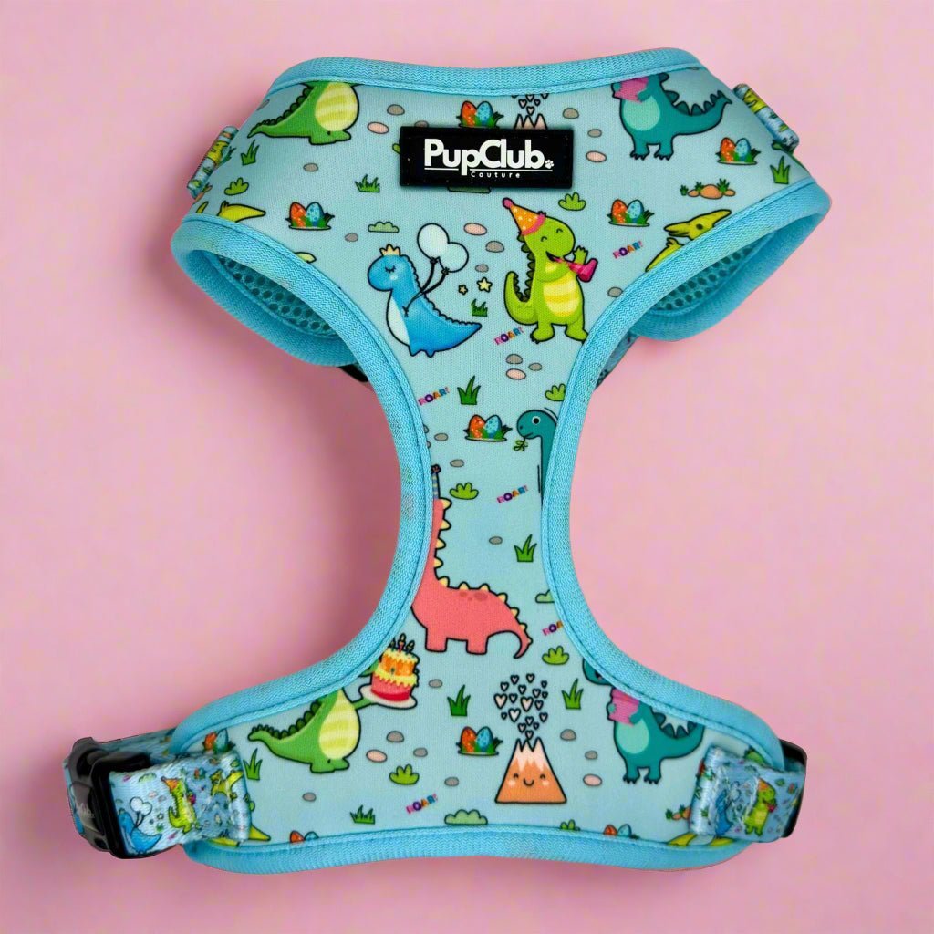 Adjustable Harness - Jurassic Party - mezetto PupClub Couture PupClub Couture
