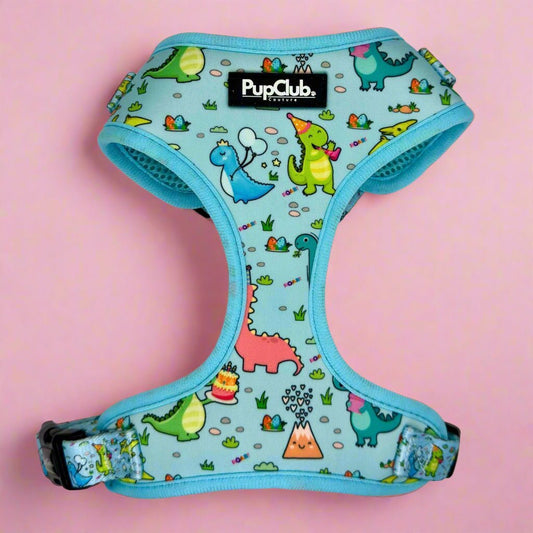 Adjustable Harness - Jurassic Party - mezetto PupClub Couture PupClub Couture
