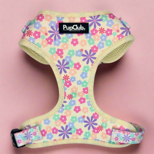 Adjustable Harness - Pretty Petals - mezetto PupClub Couture PupClub Couture
