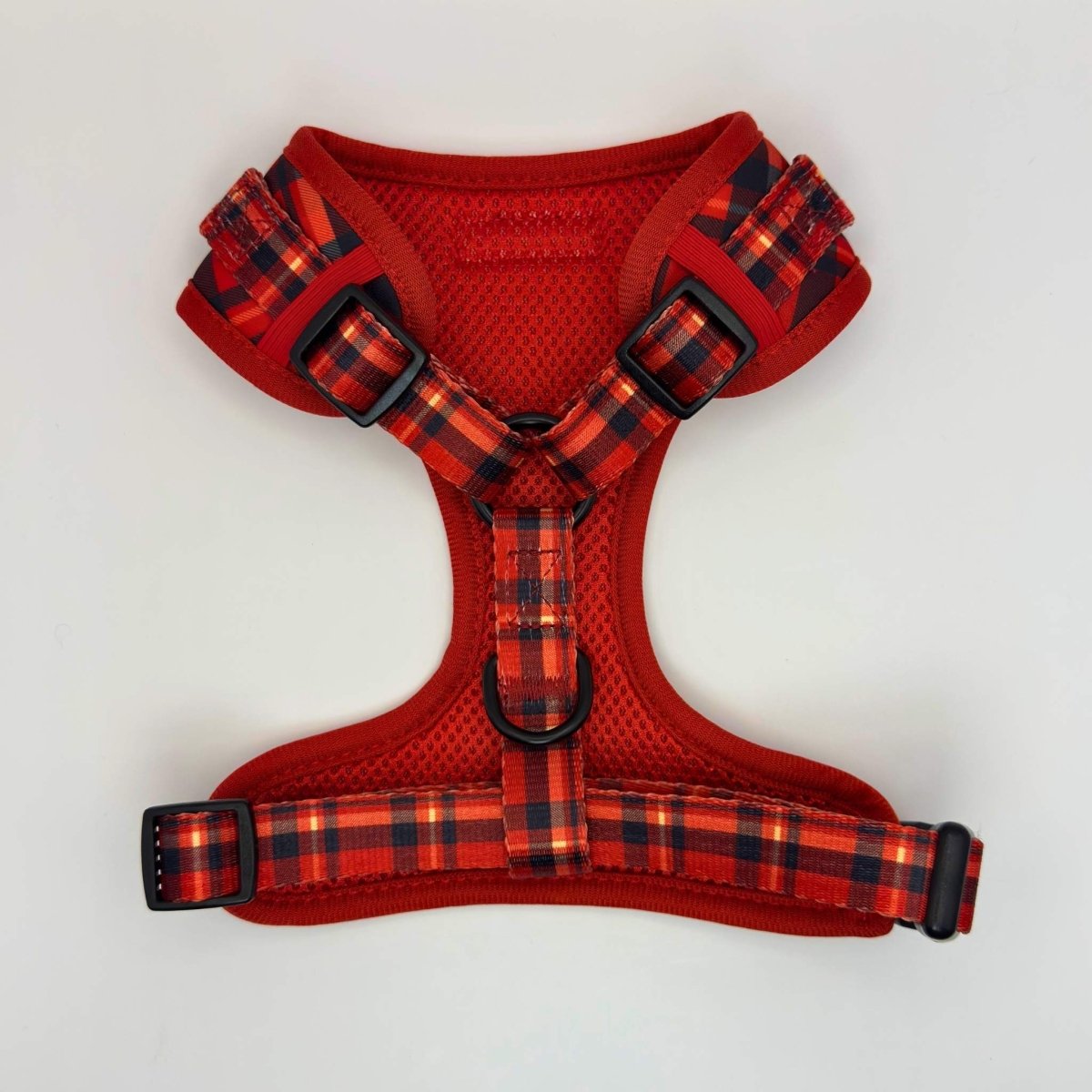 Adjustable Harness - Red Tartan - mezetto PupClub Couture PupClub Couture