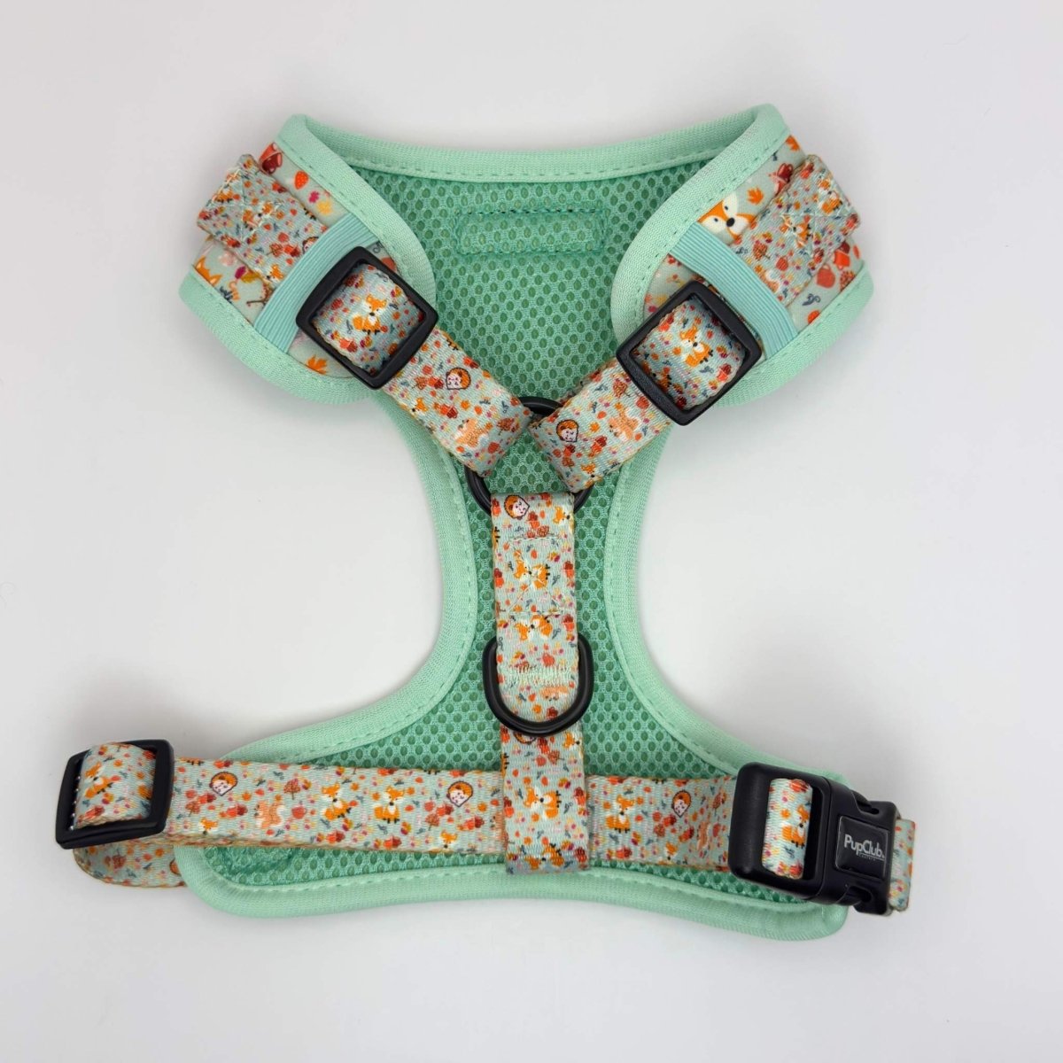 Adjustable Harness - Woodland Friends - mezetto PupClub Couture PupClub Couture