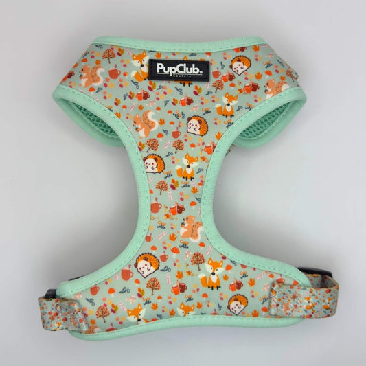 Adjustable Harness - Woodland Friends - mezetto PupClub Couture PupClub Couture