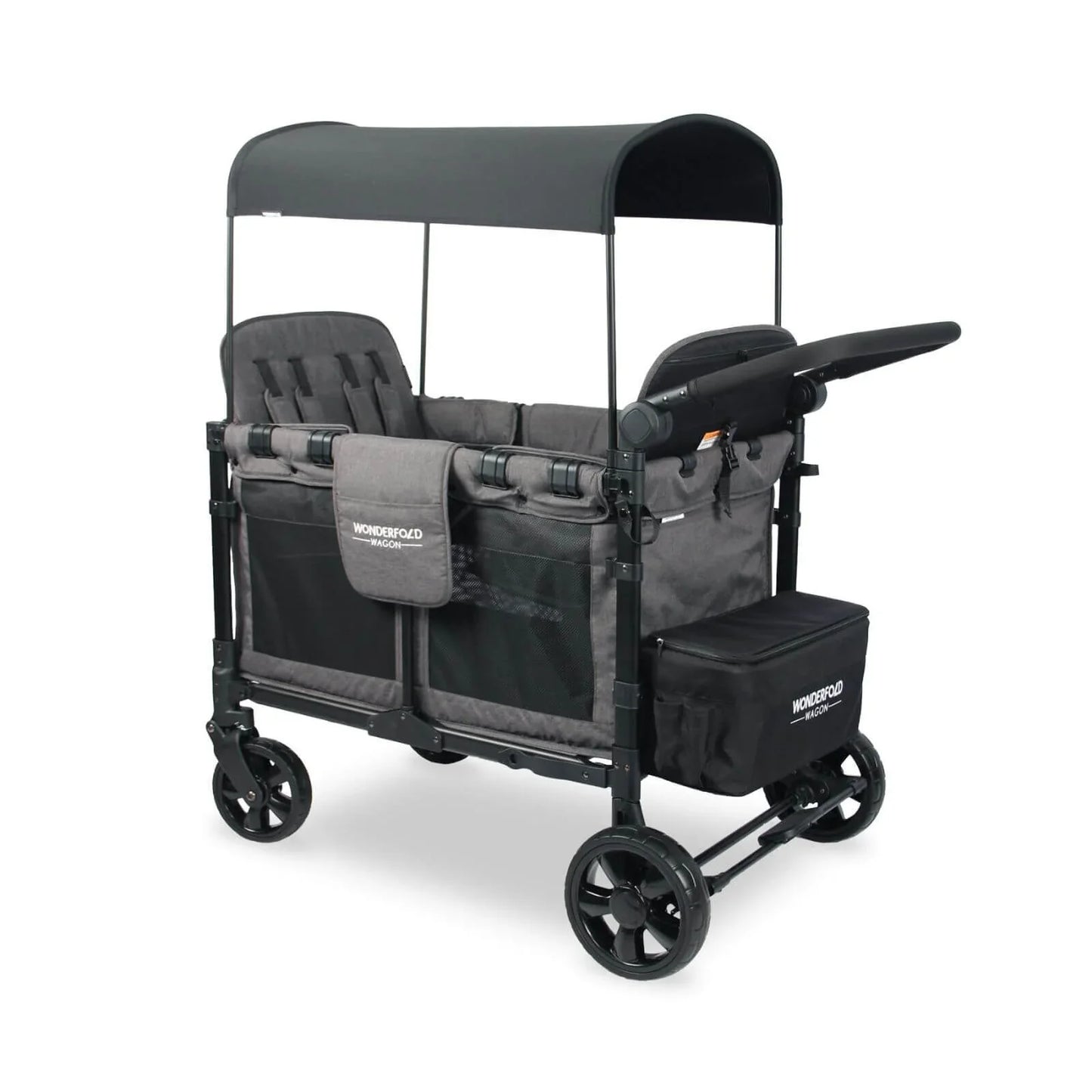 Wonderfold Wagon W4 Elite Quad Stroller Wagon - Charcoal Grey