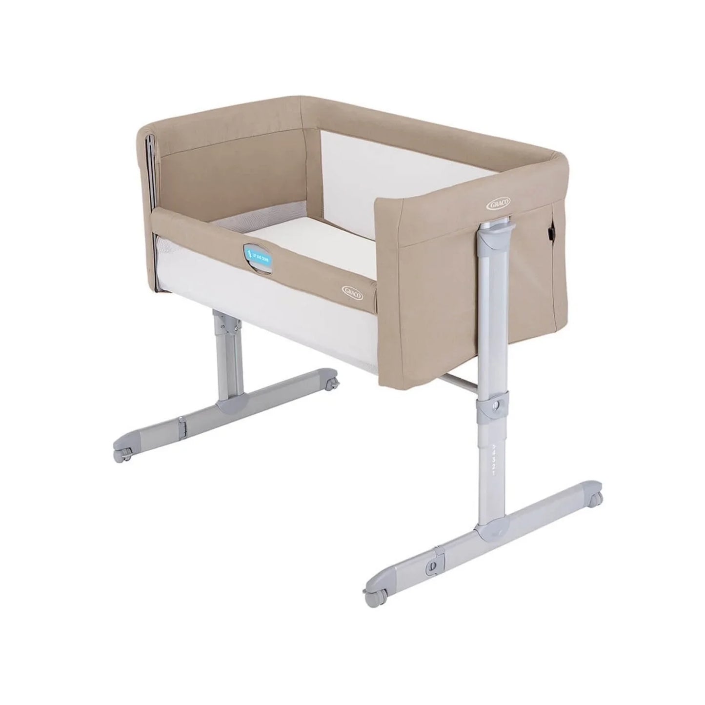 Graco Sweet2Sleep Bedside Crib - Oatmeal