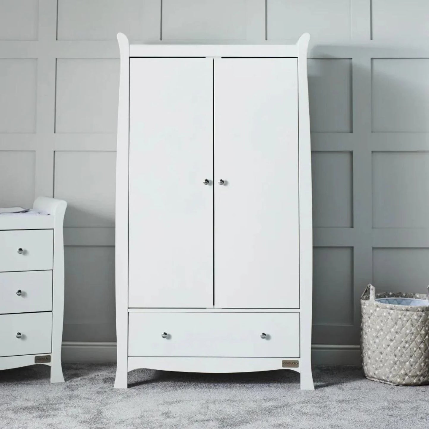 Ickle Bubba Snowdon Wardrobe - White