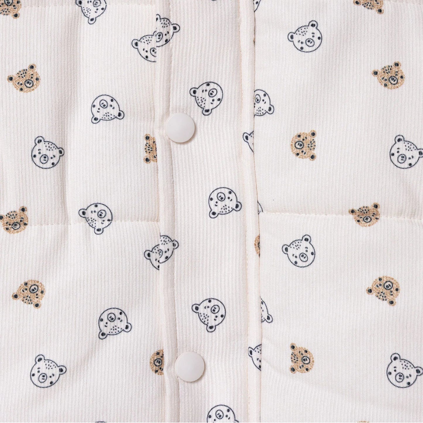 Midimod Coat - Ecru Printed