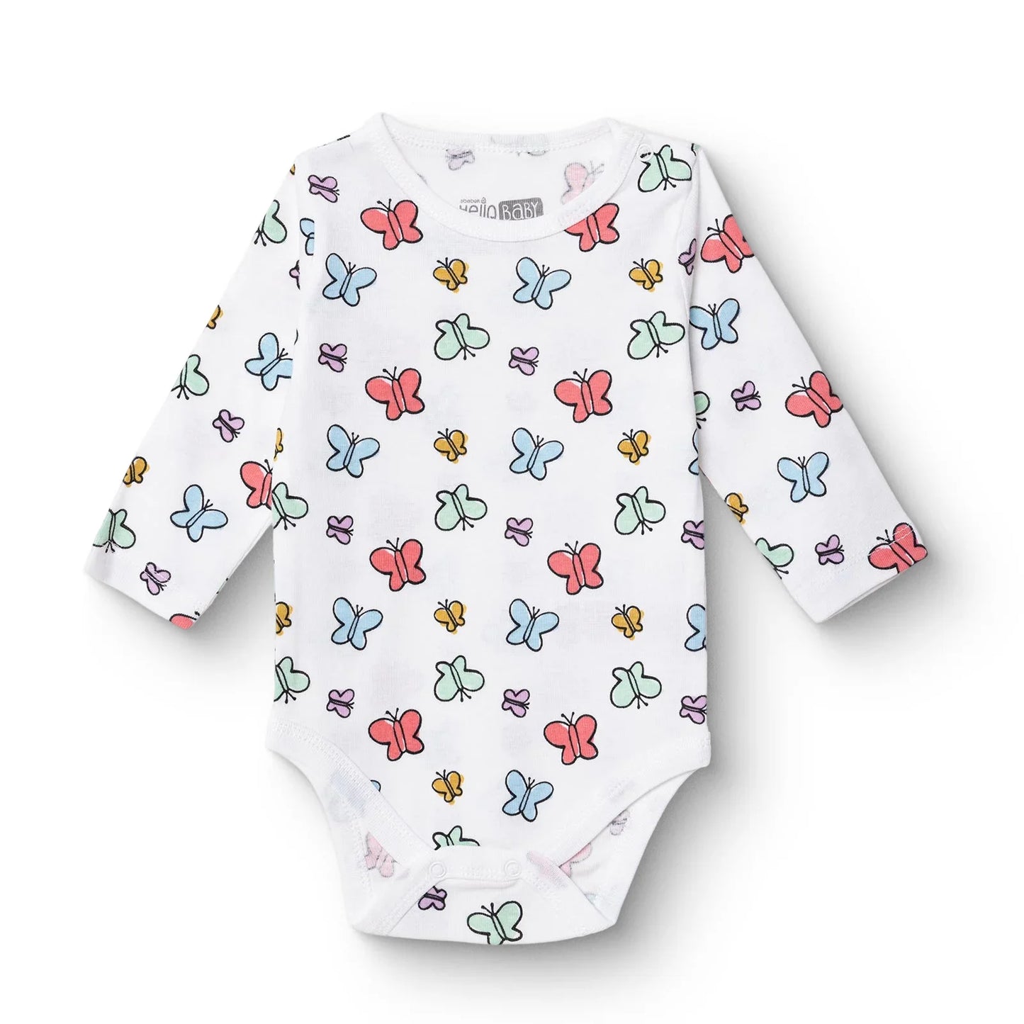 HelloBaby Long Sleeve Body - Ecru