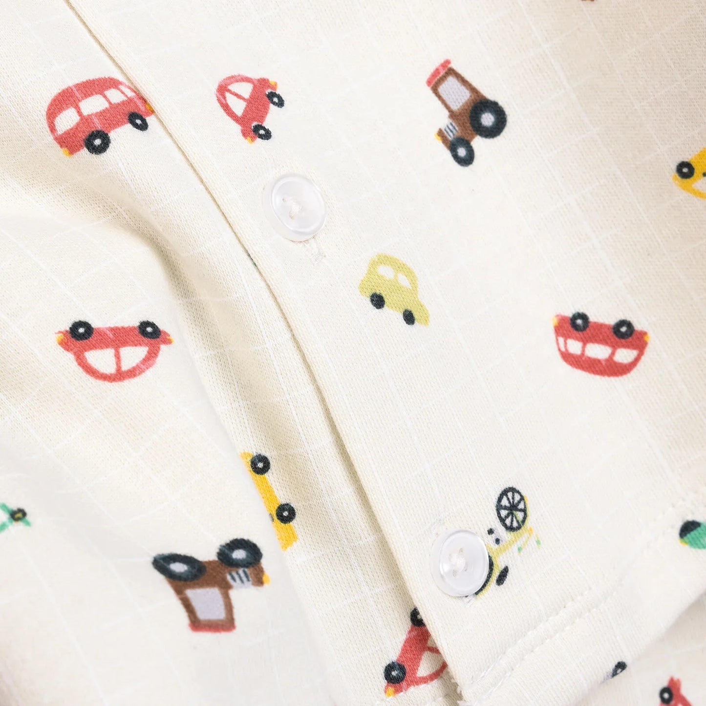 HelloBaby Boy Long Sleeve Pyjamas Set - Ecru