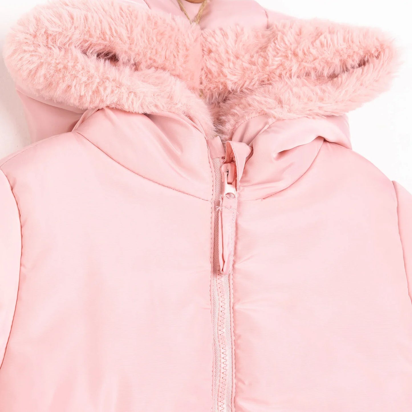 HelloBaby Hooded Coat - Powder