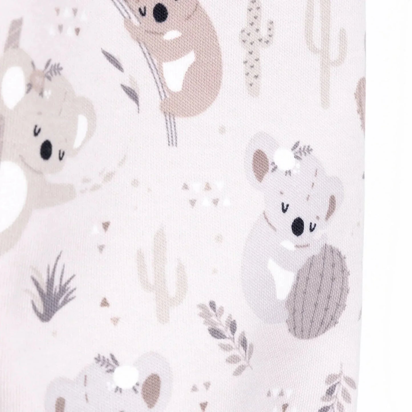 HelloBaby Basic Koala Pattern Booties 2 pcs - Anthracite