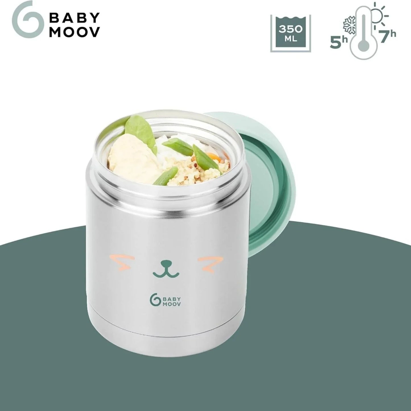 Babymoov Stainless Steel Insulated Food Flask - Fox