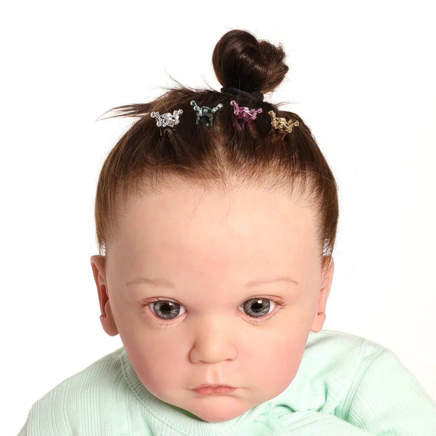 HelloBaby Baby Girl 10 Pcs Hair Clips - Pink