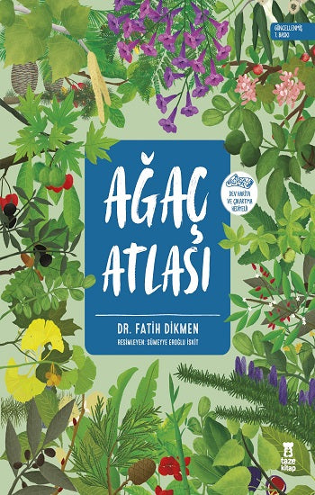 Ağaç Atlası (Ciltli-Dünya Haritası ve Çikartma Hediyeli)