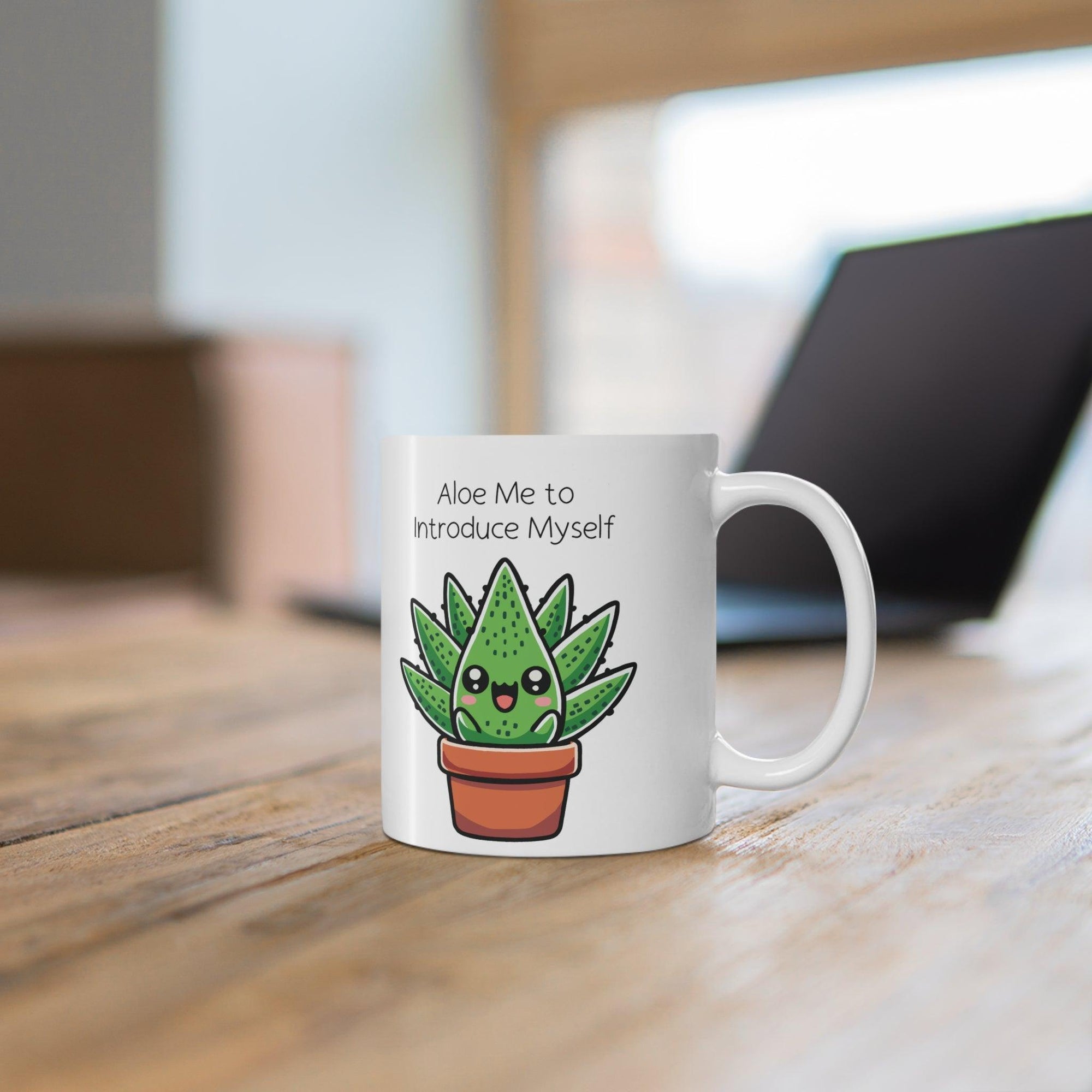 Aloe Me to Introduce Myself – Funny Aloe Vera Mug