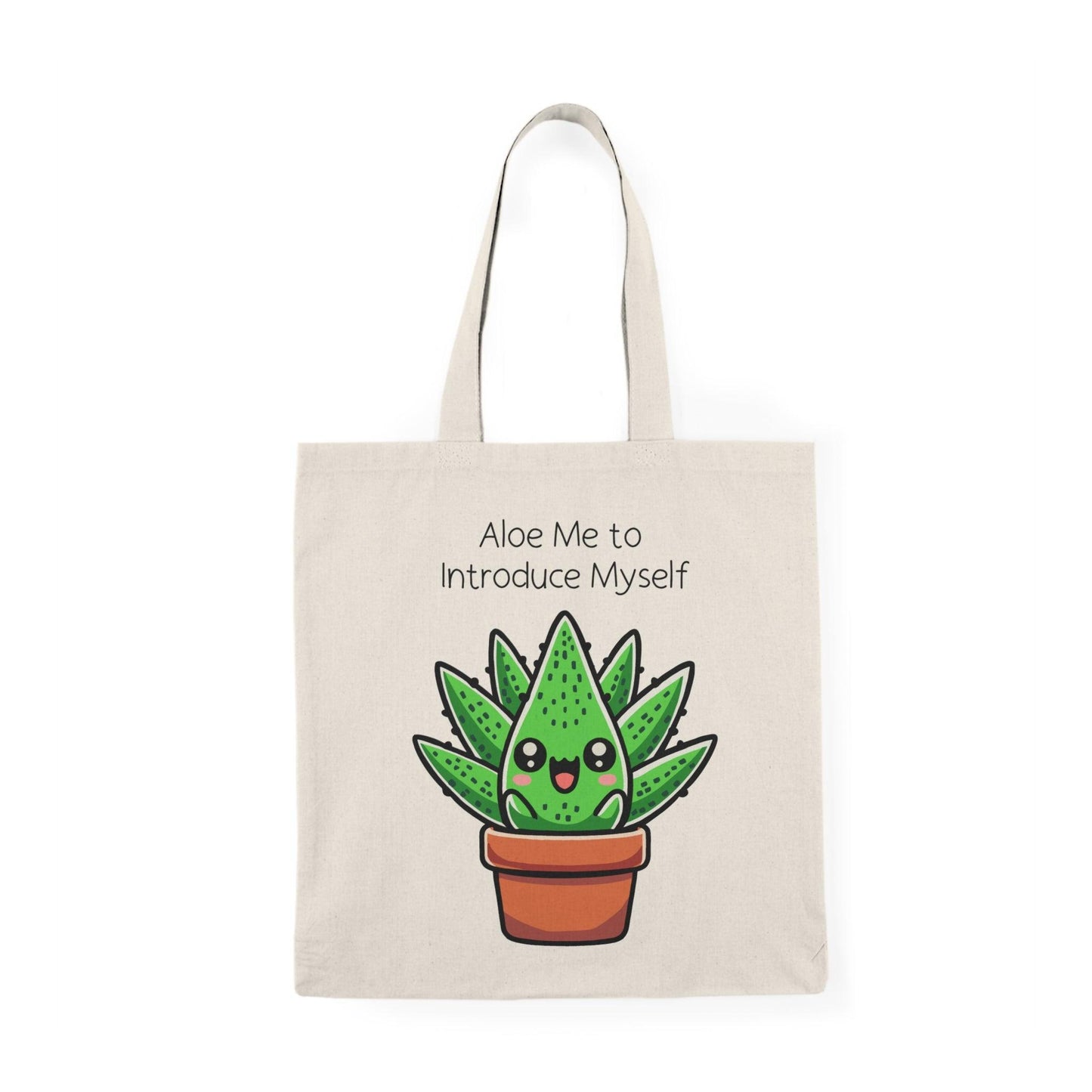 Aloe Me to Introduce Myself – Cute Plant Tote