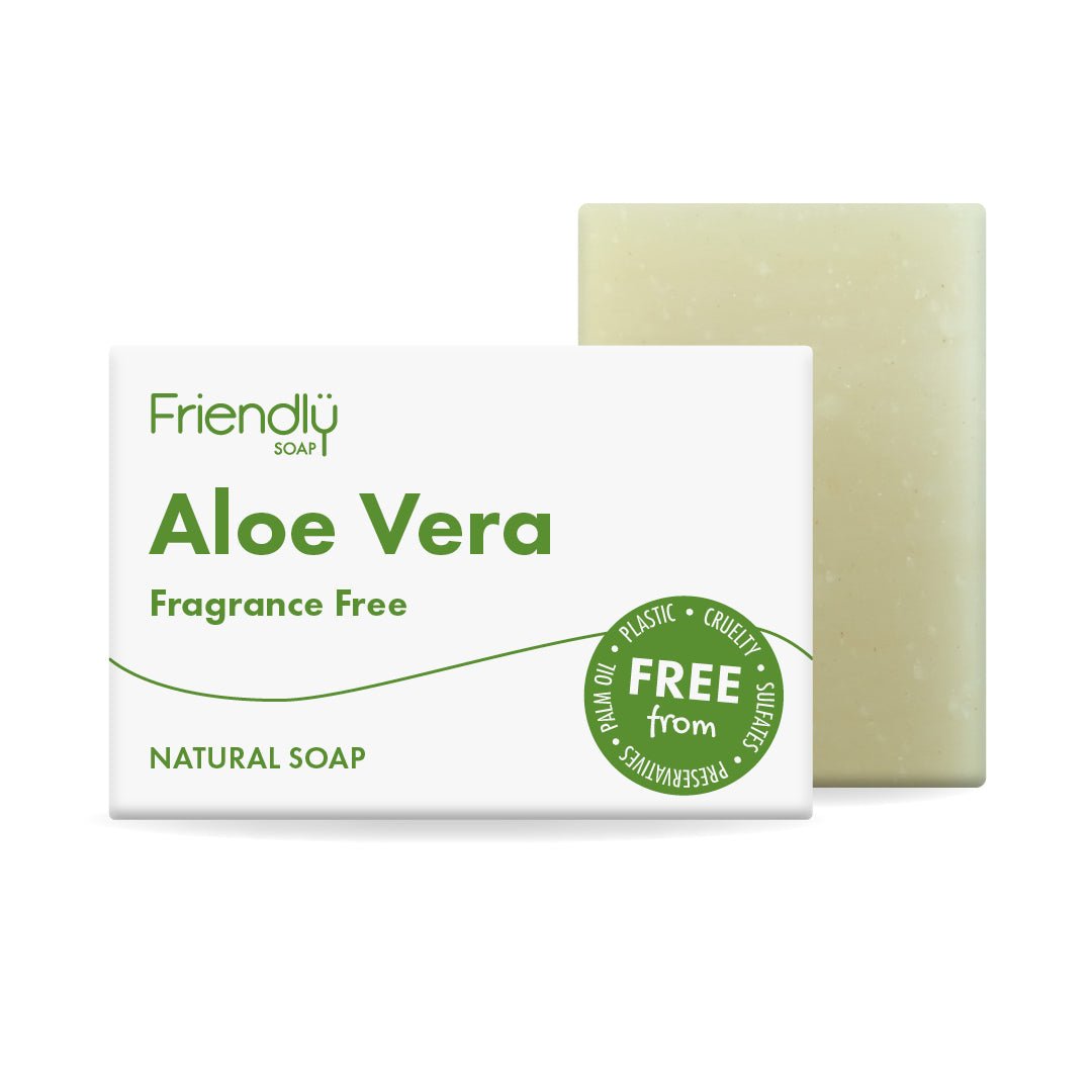 Aloe Vera Natural Soap - Fragrance - free - mezetto Friendly Soap Friendly Soap