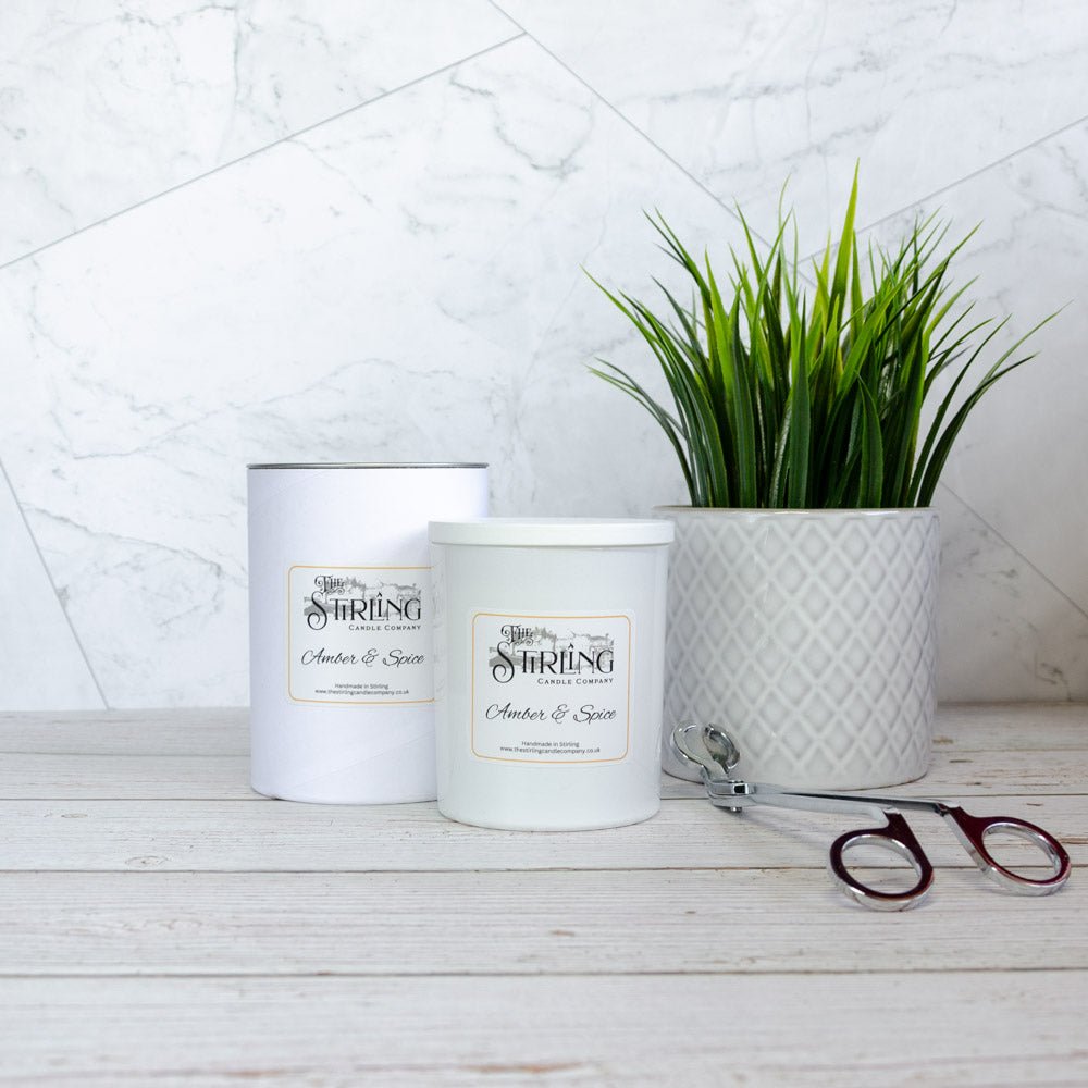 Amber & Spice - Large Candle - mezetto Shopify Collective The Stirling Candle Company