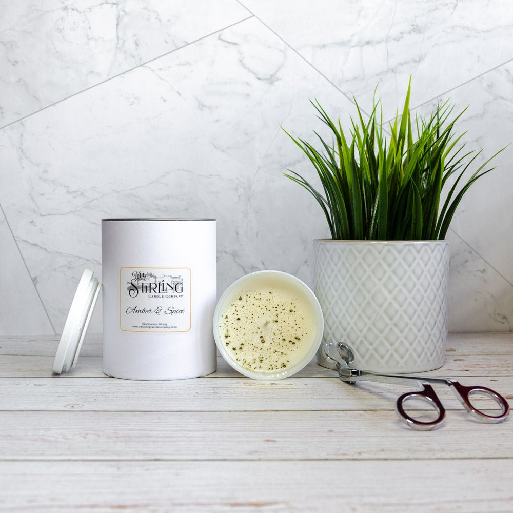 Amber & Spice - Large Candle - mezetto Shopify Collective The Stirling Candle Company