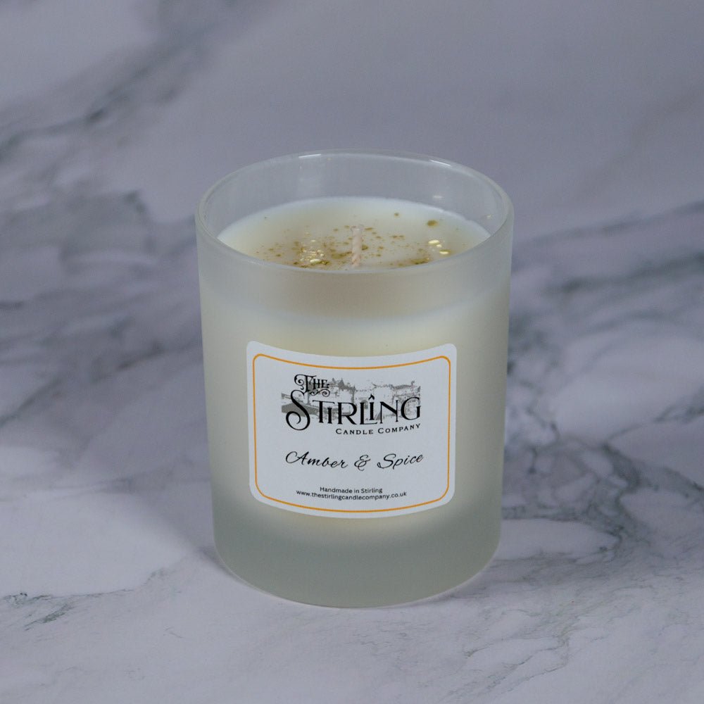 Amber & Spice - Medium Candle - mezetto Shopify Collective The Stirling Candle Company
