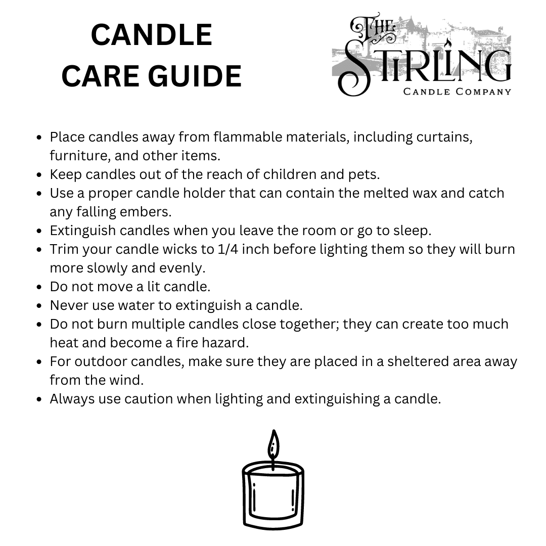Amber & Spice - Medium Candle - mezetto Shopify Collective The Stirling Candle Company