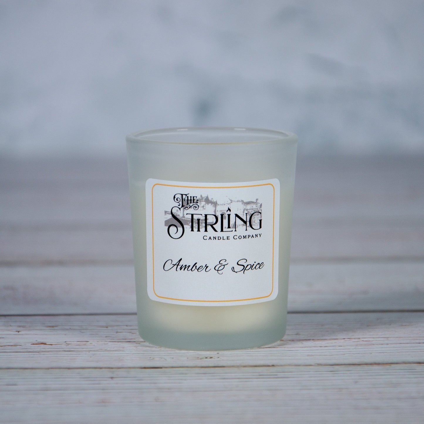 Amber & Spice - Small Candle - mezetto Shopify Collective The Stirling Candle Company