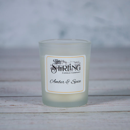 Amber & Spice - Small Candle - mezetto Shopify Collective The Stirling Candle Company