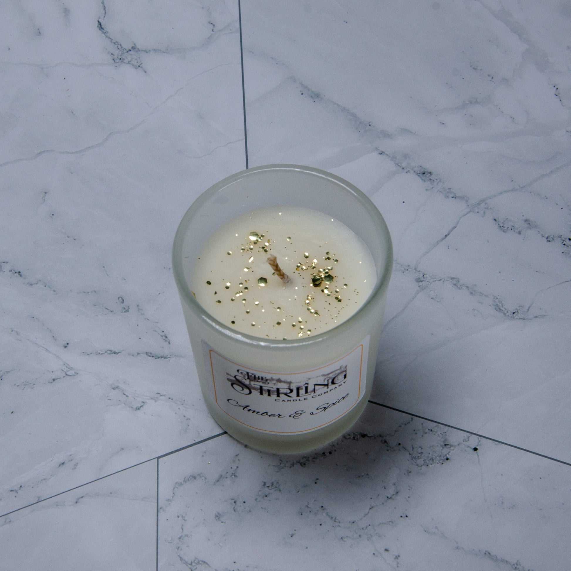 Amber & Spice - Small Candle - mezetto Shopify Collective The Stirling Candle Company