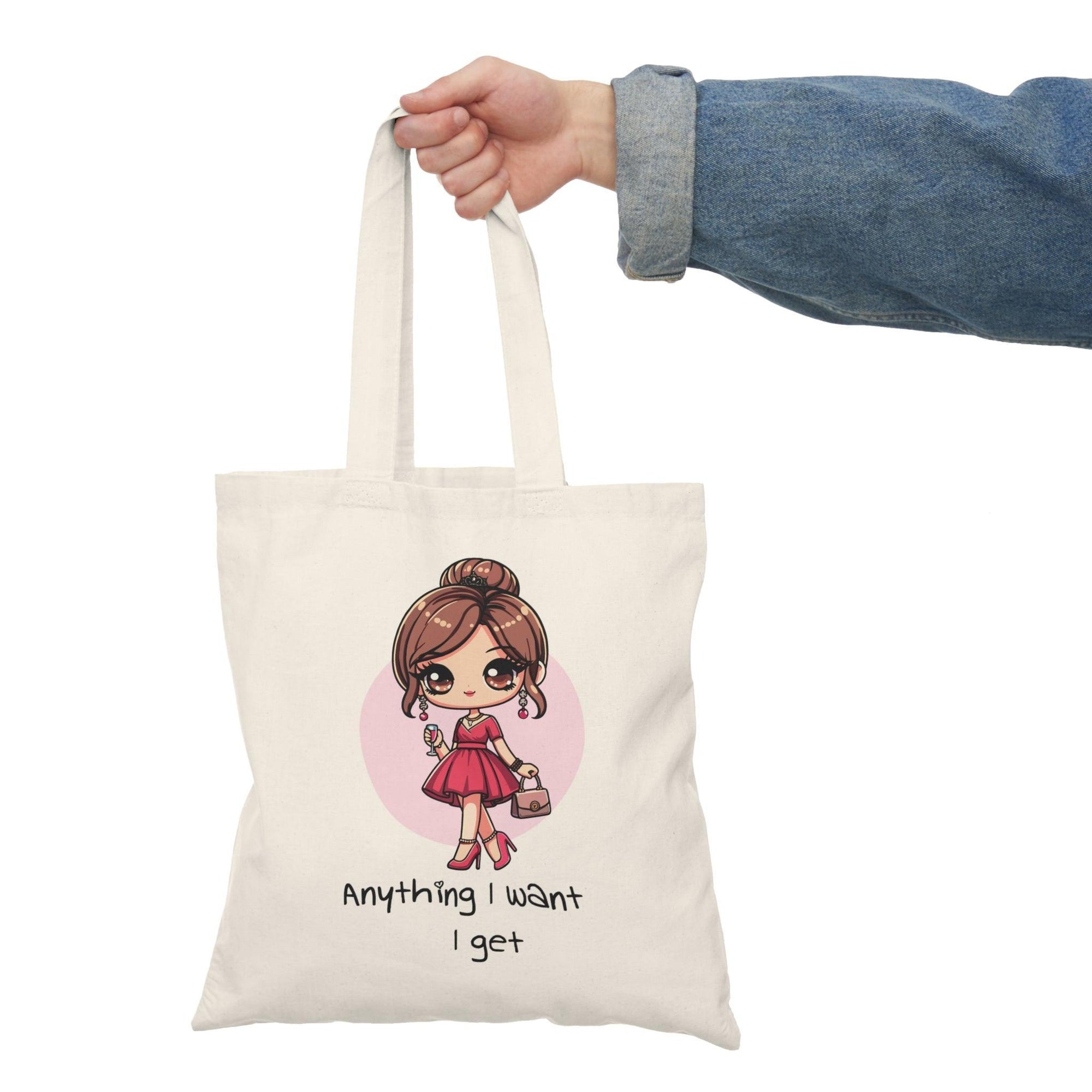 Anything I Want, I Get – Princess Cartoon Tote Bag