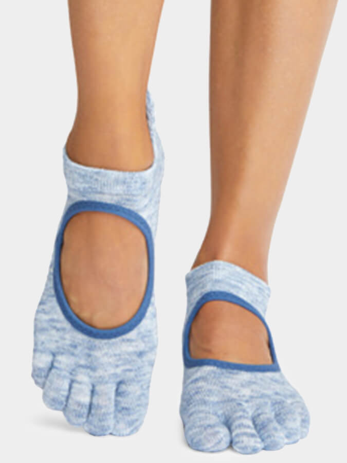 ToeSox Full Toe Bellarina Women's Yoga Grip Socks