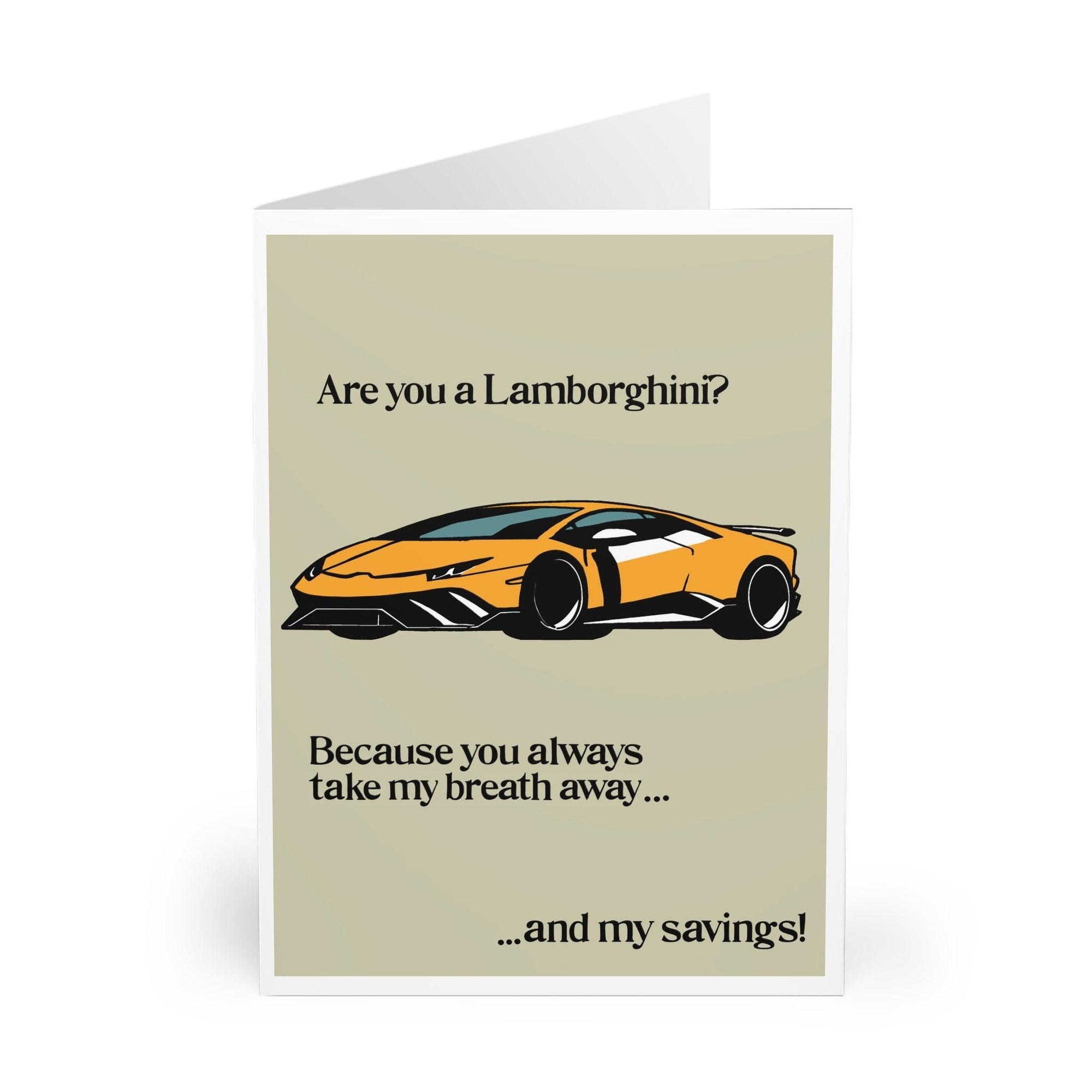 Are You a Lamborghini? – Funny Love Card
