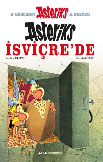 Asteriks  İsviçre’de – Rene Goscinny – Alfa Yayınları – kitap kapağı