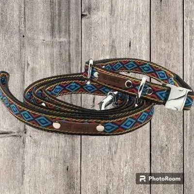 Athena Finnigan Dog Collar & Lead Set-0