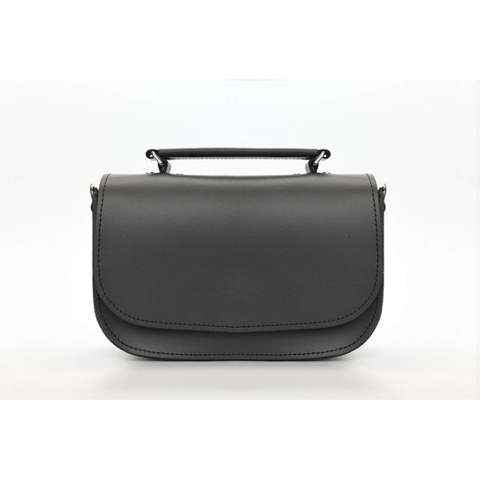 Aura Handmade Leather Bag - Graphite-0