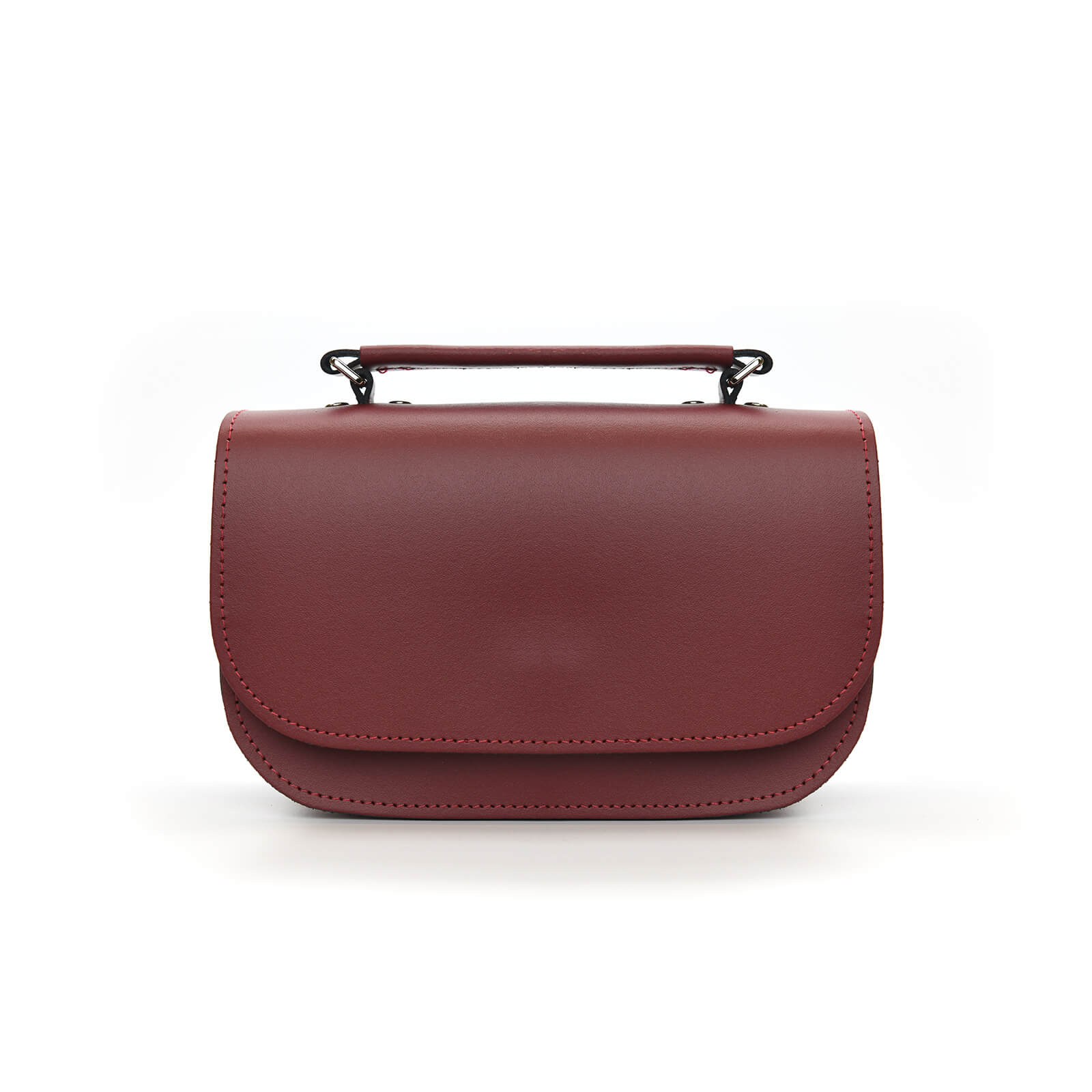 Aura Handmade Leather Bag - Oxblood Red-0