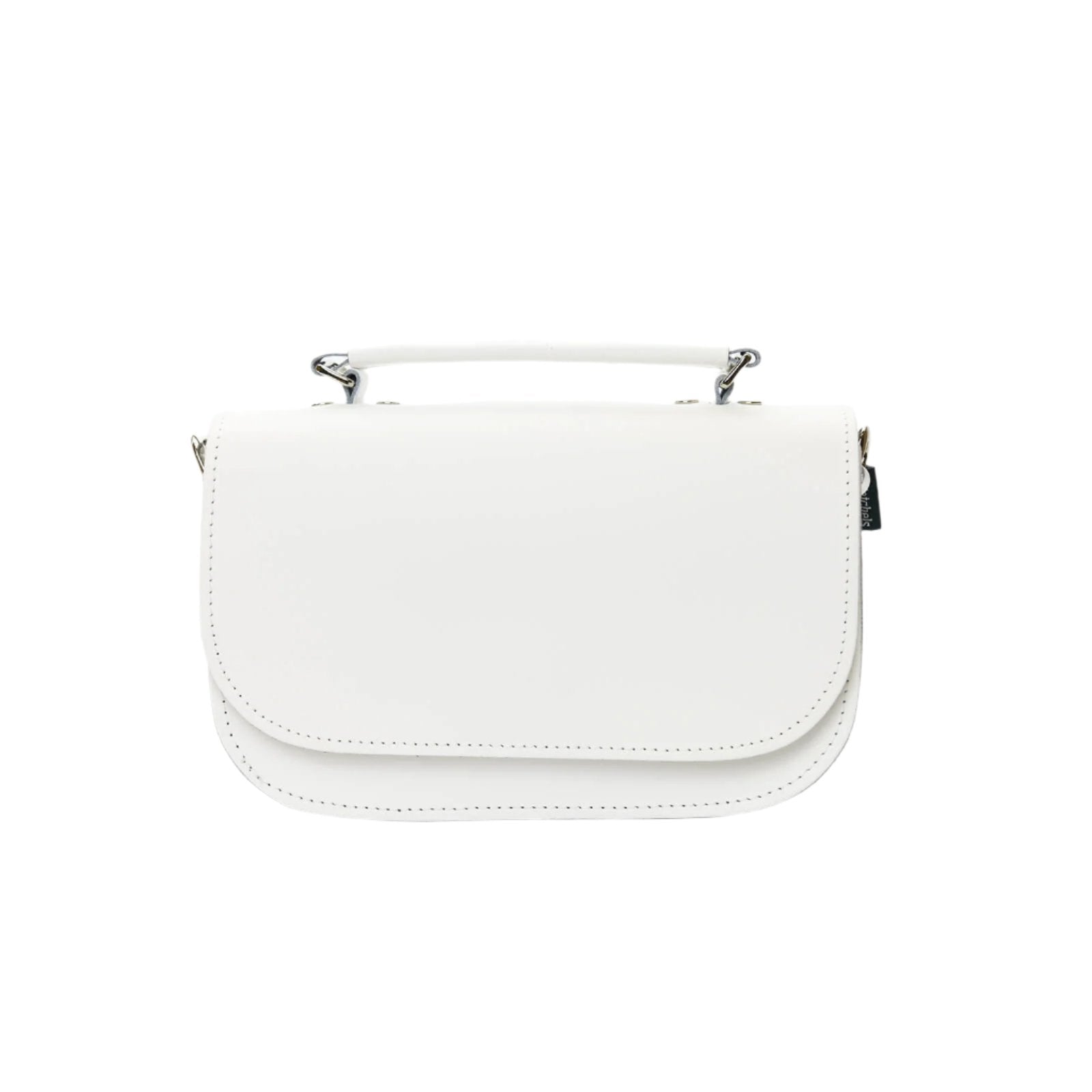 Aura Handmade Leather Bag - White-0