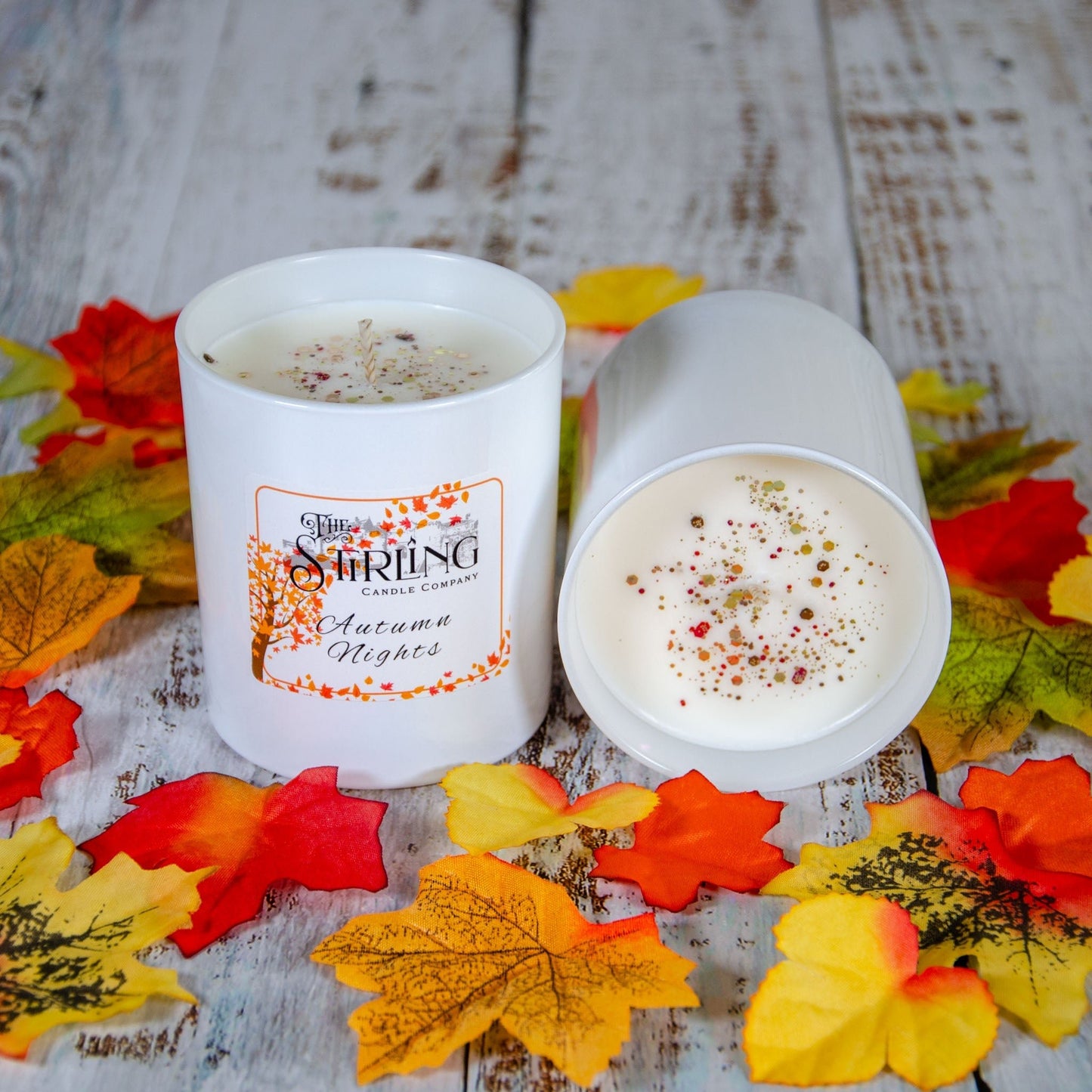 Autumn Nights - Large Candle - mezetto Shopify Collective The Stirling Candle Company