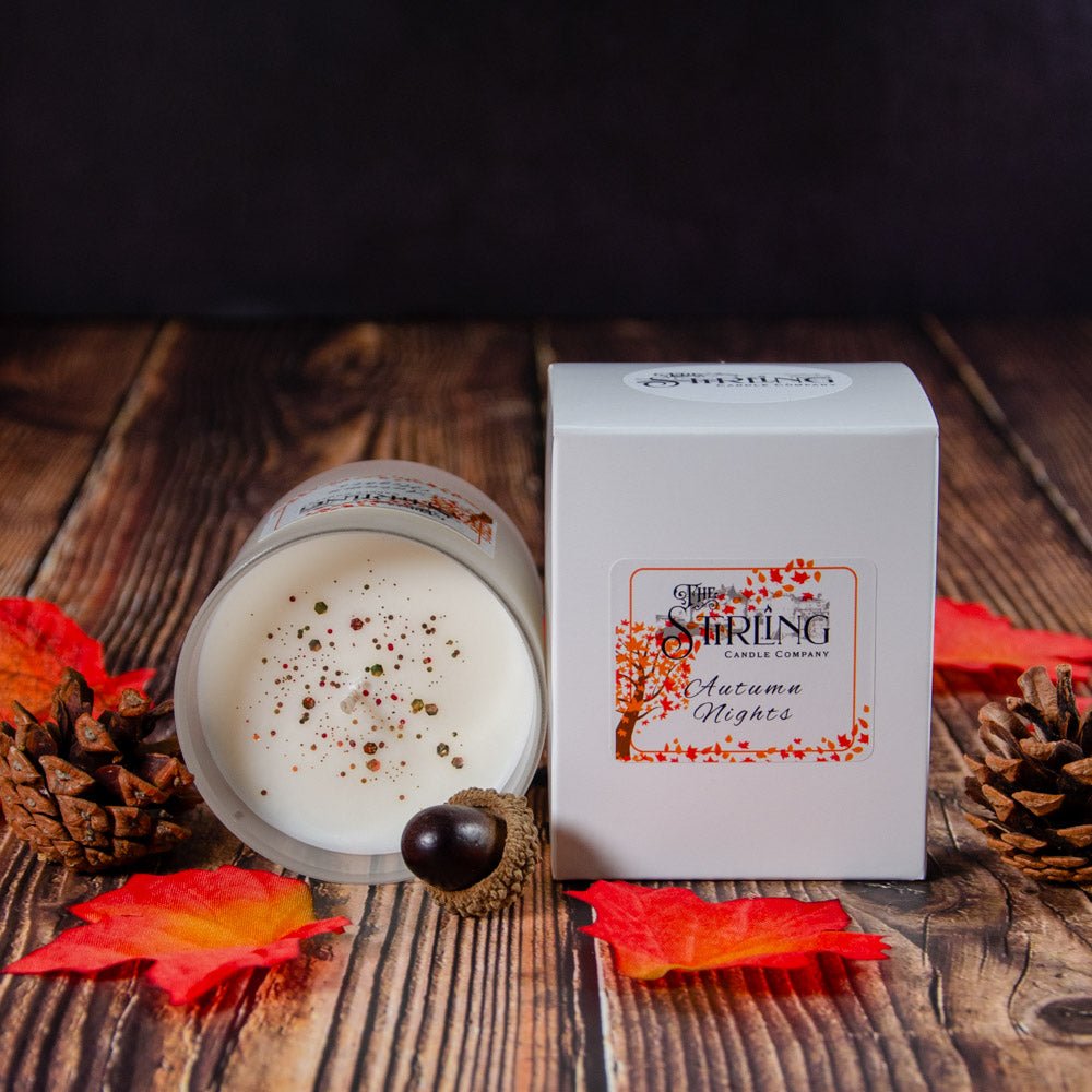 Autumn Nights - Medium Candle - mezetto Shopify Collective The Stirling Candle Company