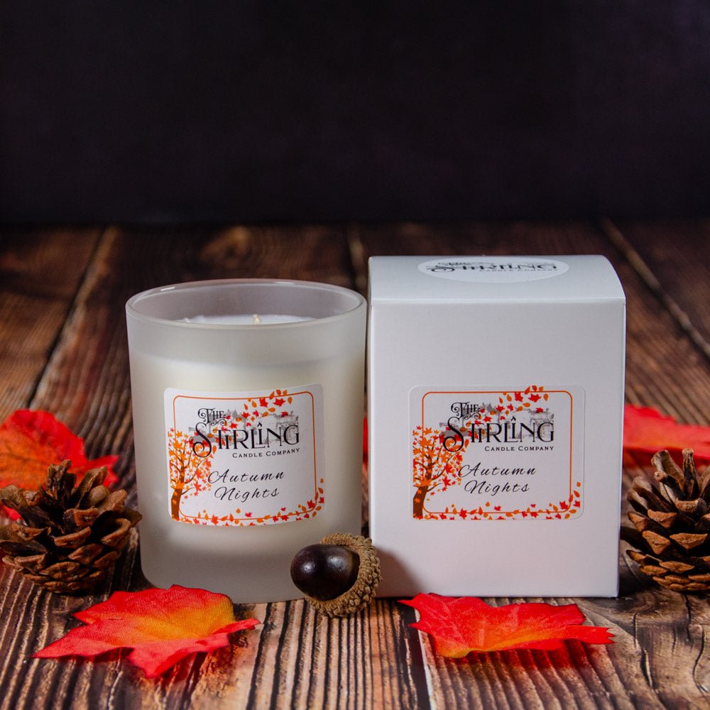 Autumn Nights - Medium Candle - mezetto Shopify Collective The Stirling Candle Company