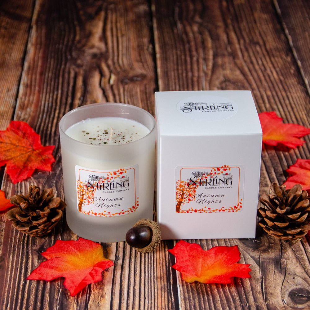 Autumn Nights - Medium Candle - mezetto Shopify Collective The Stirling Candle Company