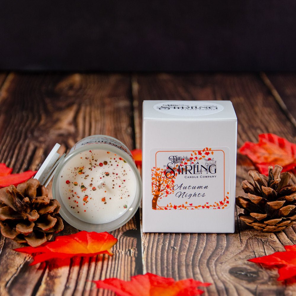 Autumn Nights - Small Candle - mezetto Shopify Collective The Stirling Candle Company