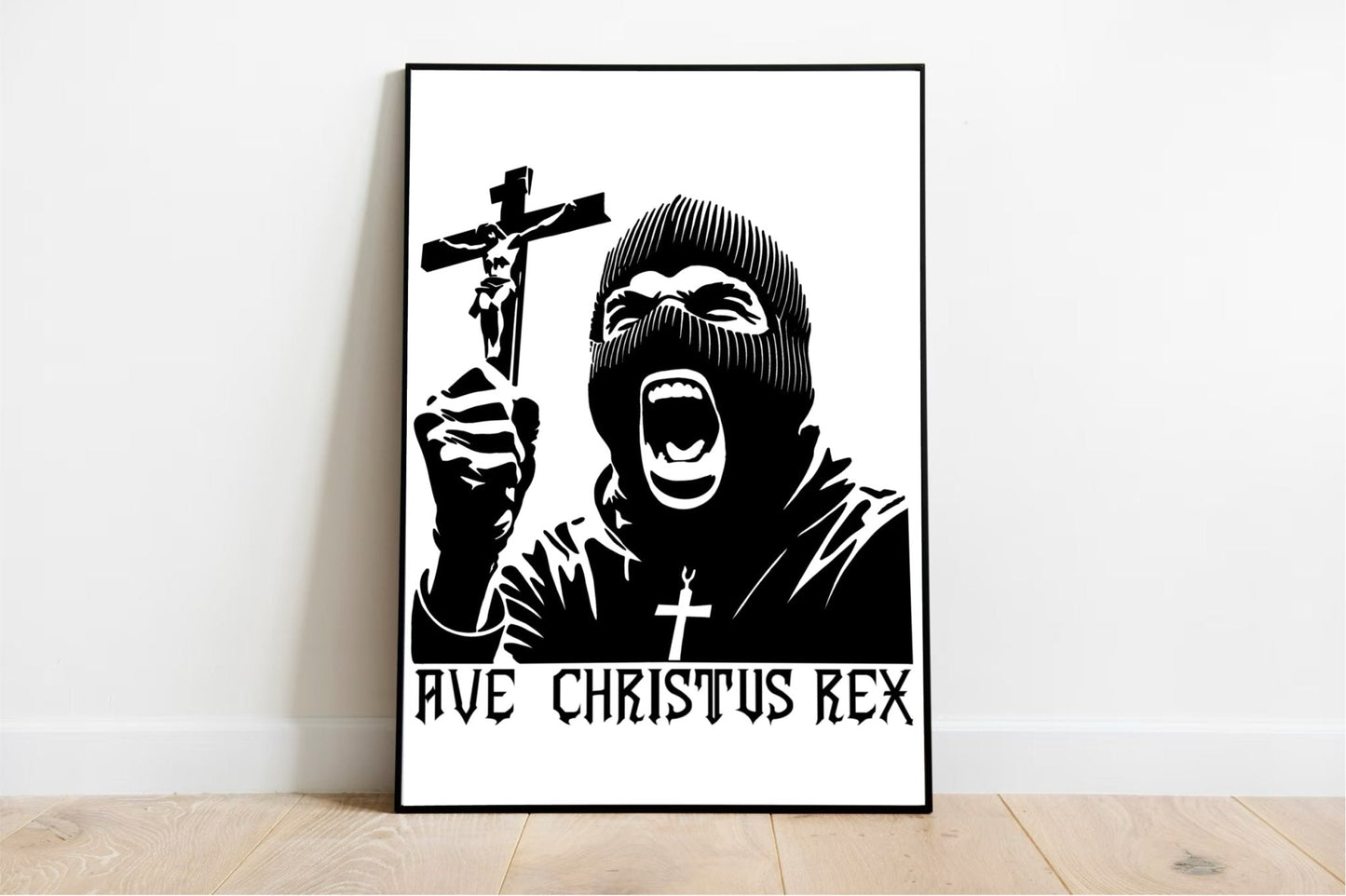 Ave Christus Rex – Bold Christian Wall Art Print - mezetto KEOLIX KEOLIX