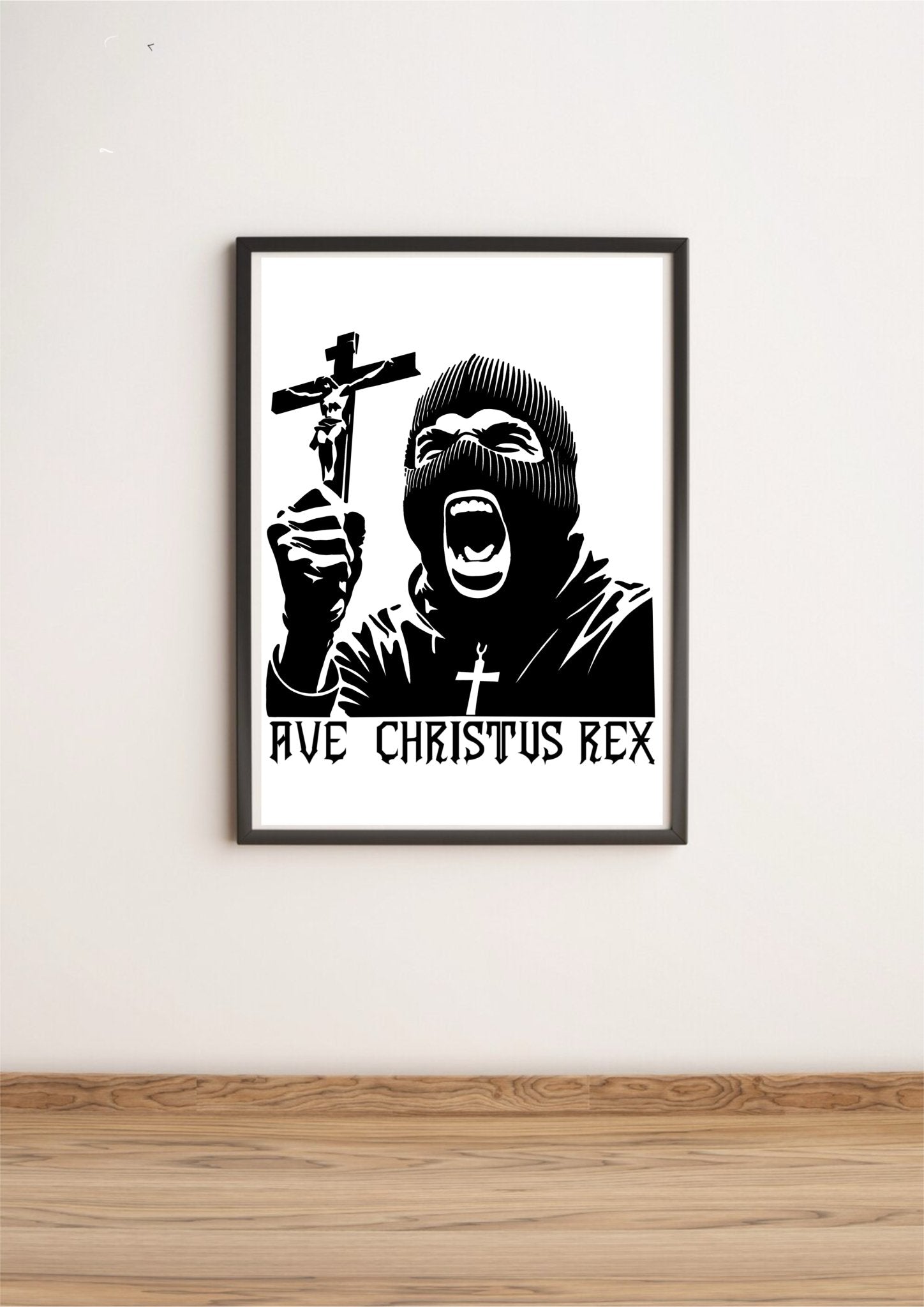 Ave Christus Rex – Bold Christian Wall Art Print - mezetto KEOLIX KEOLIX