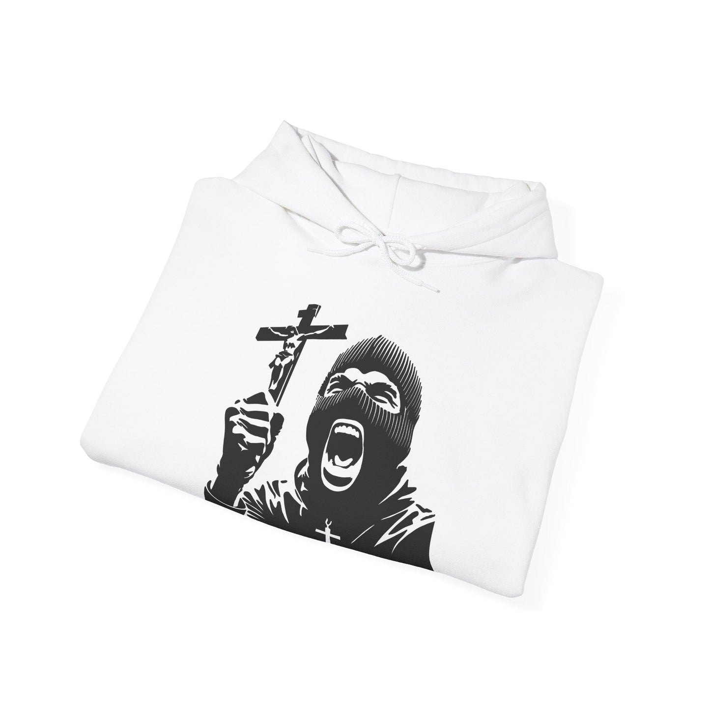 Ave Christus Rex – Gothic Christian Hoodie - mezetto KEOLIX KEOLIX